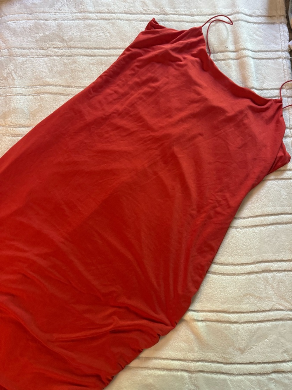 Fashion Nova Red Strapless Dress